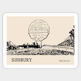 Sudbury Ontario Sticker